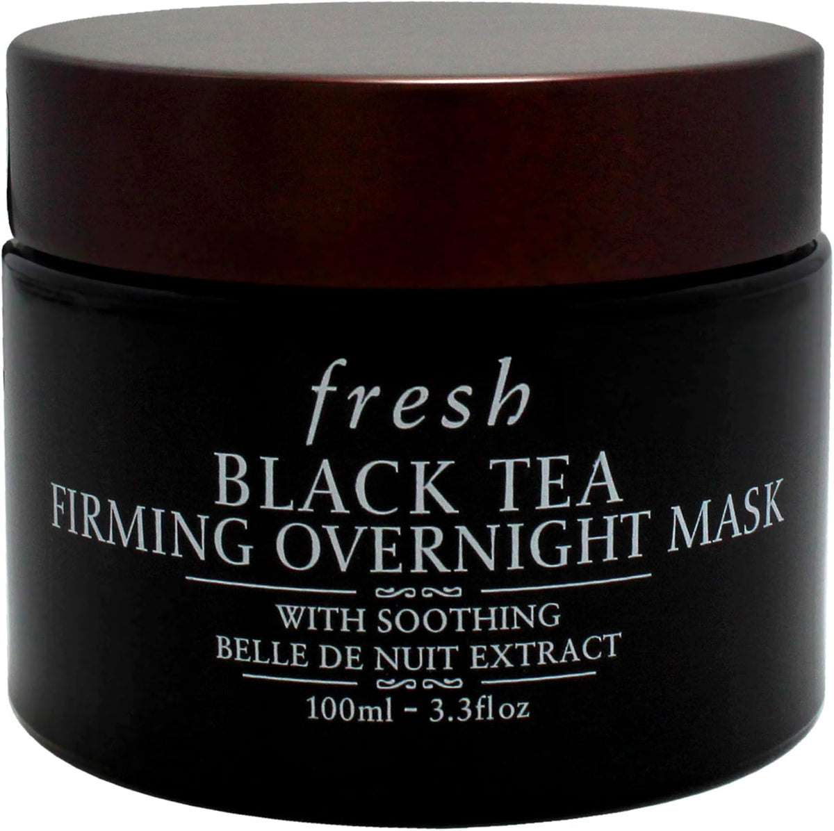 Fresh Black Tea Firming Overnight Mask jar texture and color