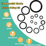O-rings applied for automotive and engine repair.