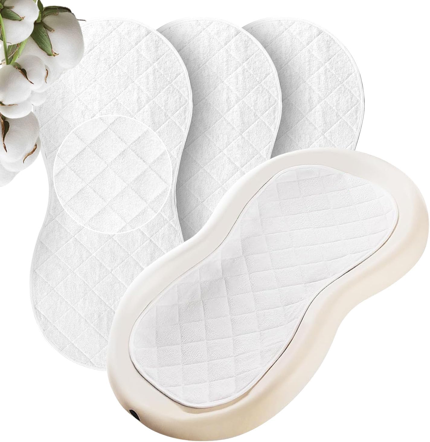 Corner Canyon Products 3 pack baby changing pad liners front view