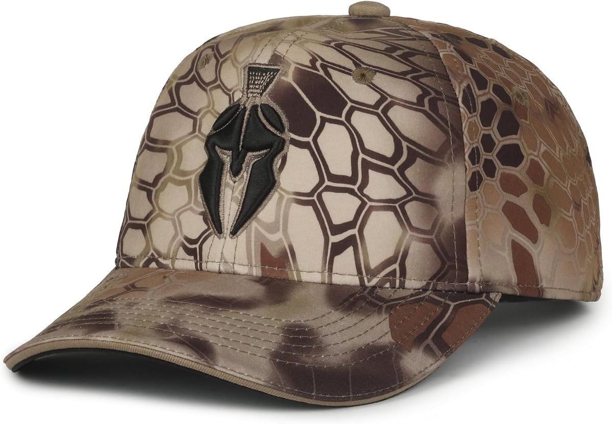 Outdoor Cap Mens Kryptek Performance Cap angled view of camouflage pattern