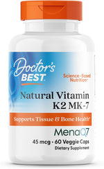 Doctor's BEST Natural Vitamin K2 MK7 Supplement, Non GMO, 180 Veg Caps - Image 8