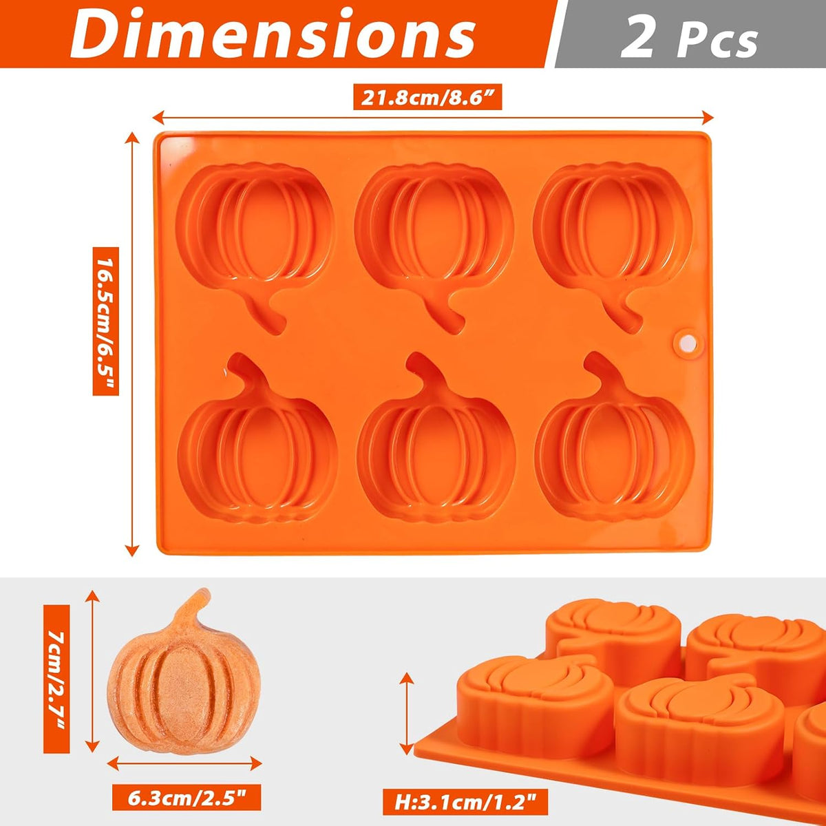 Webake cake pan cavity dimensions