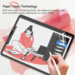 Ultra thin profile view of PET film on tablet edge