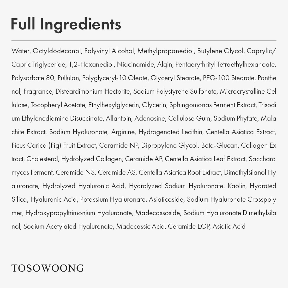 Tosowoong authentic USA imported beauty product for Indian consumers