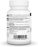 Source Naturals cognitive support supplement bottle side angle view