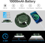 VAVOFO rechargeable lantern hanging inside a camping tent