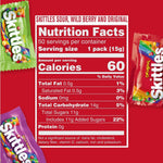 Authentic USA imported chewy candy variety bag featuring original wild berry and sour packs