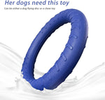 DLDER Blue Indestructible Dog Toy angle view