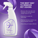 Pet safe biodegradable cat urine odor remover bottle