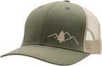LINDO Trucker Hat [ Great Outdoors Design ] for Men and Women: Mid Profile Cap with Breathable Mesh Back and Adjustable Snap - Image 11