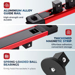 Reniteco socket holder showing 360 degree swivel clips
