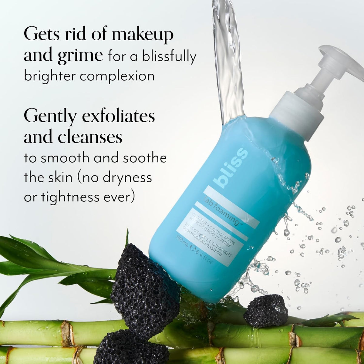 Texture of Bliss Fab Foaming gel cleanser