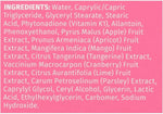 Reviva Labs Vitamin K Cream ingredient and usage label details