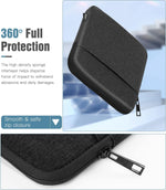 Side profile of the slim lightweight eReader carrying case.