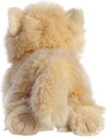 Aurora Miyoni Persian cat stuffed animal resting pose from top angle