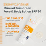 Avène sunscreen bottle held in hand for scale.