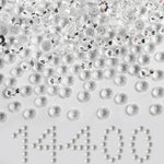 Beadsland Flatback Rhinestones Bulk,14400pcs Crystal Rhinestones for Nails Crafts DIY Decoration, Crystal, SS16, 3.8-4.0mm - Image 9