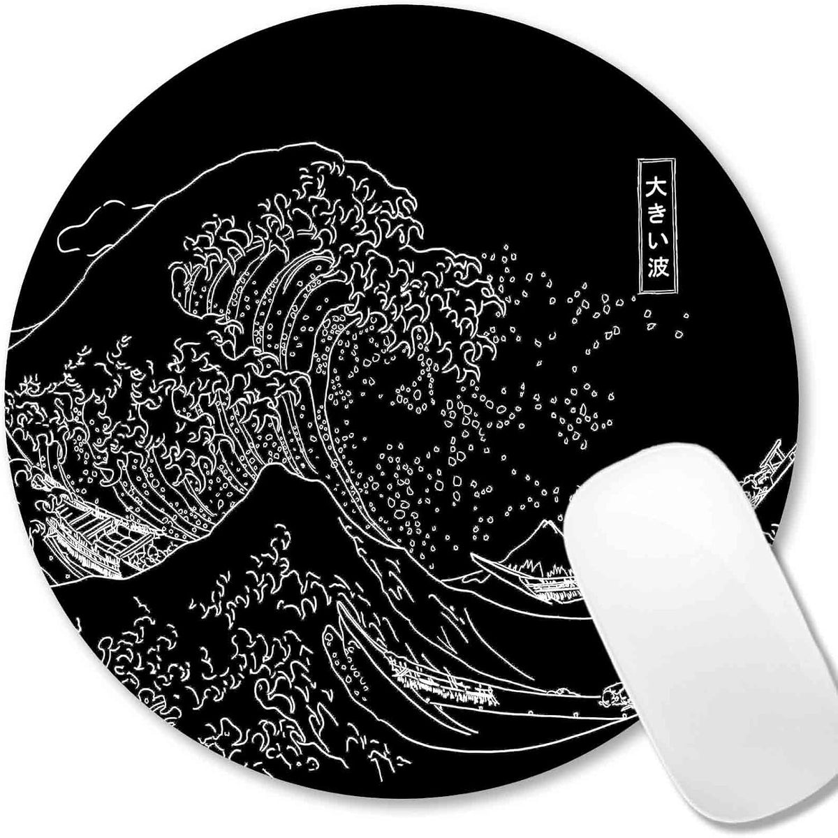 Funny Cute Cat Round Mouse Pad Small, Animal Mouse Pads for Desk, Sweet Colorful Watercolor Cat Circular Mousepad for Kids Girls, Non-Slip Rubber Base Mini Mouse Mat for Laptop - Image 9