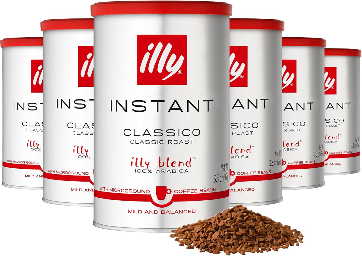 illy Instant Coffee- 100% Arabica Coffee - Classico Medium Roast - Notes Of Caramel, Orange Blossom & Jasmine - Easy Preparation - Convenient Coffee Instant Format - Roasted In Italy - 3.3 Ounce - Image 10