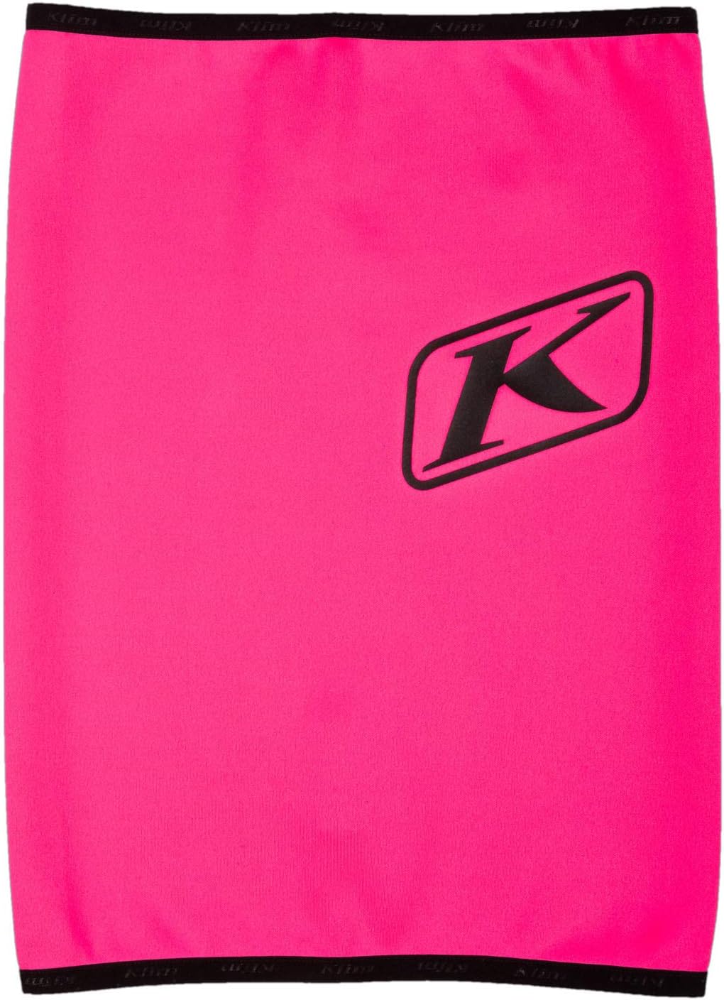 KLIM Neck Warmer premium front view showcasing the wind resistant stitch detailing for outdoor winter sports.