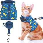 BINGPET Cat Harness and Leash Set Escape Proof, Fashionable Adjustable Mesh Harness for Walking, Soft Cute Breathable Easy Control Cat Vest for Kitten Puppy Small Medium Large Cats - Image 9