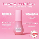 Travel size Glow Recipe serum bottle showing pink packaging