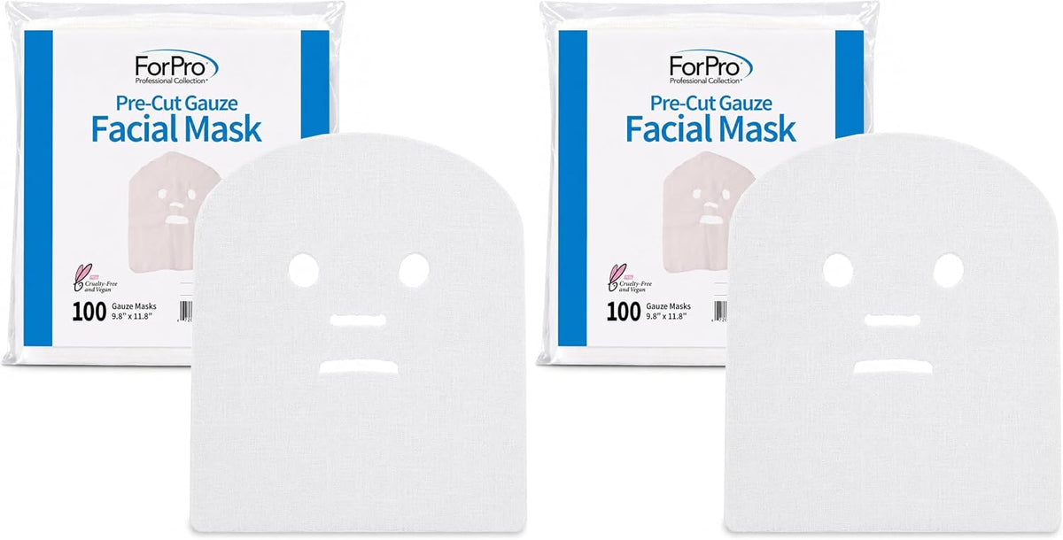 ForPro professional collection aesthetic facial gauze mask stack