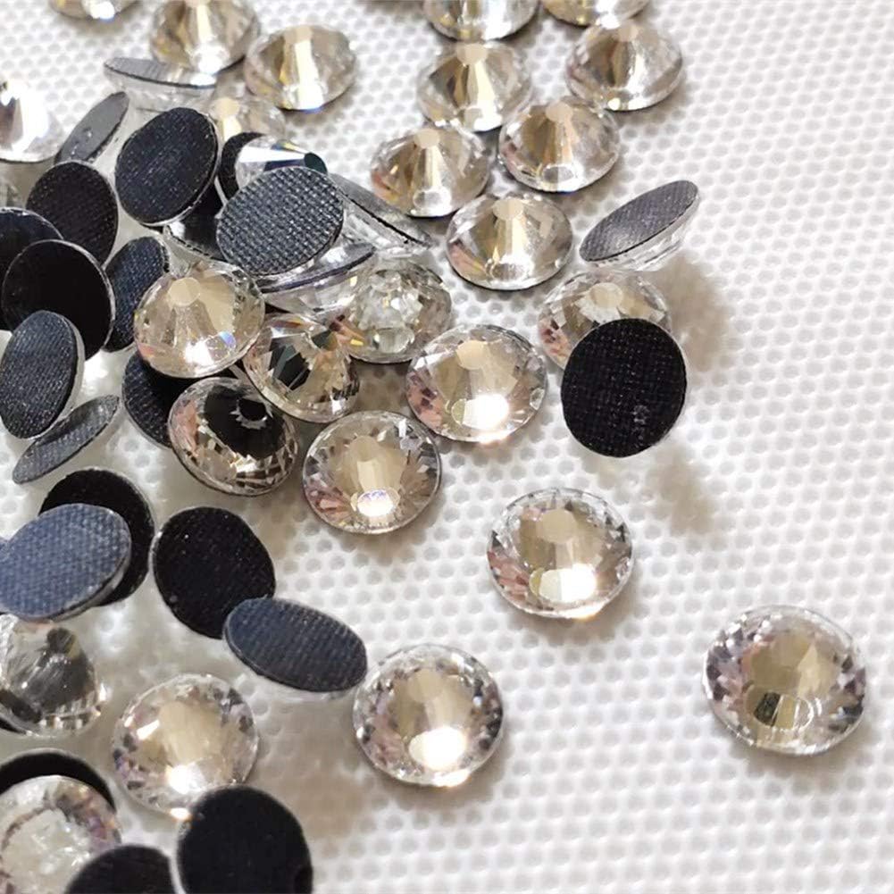Finstone hot fix rhinestones front view crystal glass crystals