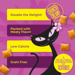 Tiki Cat Duets low calorie premium imported cat treats 8 count pack