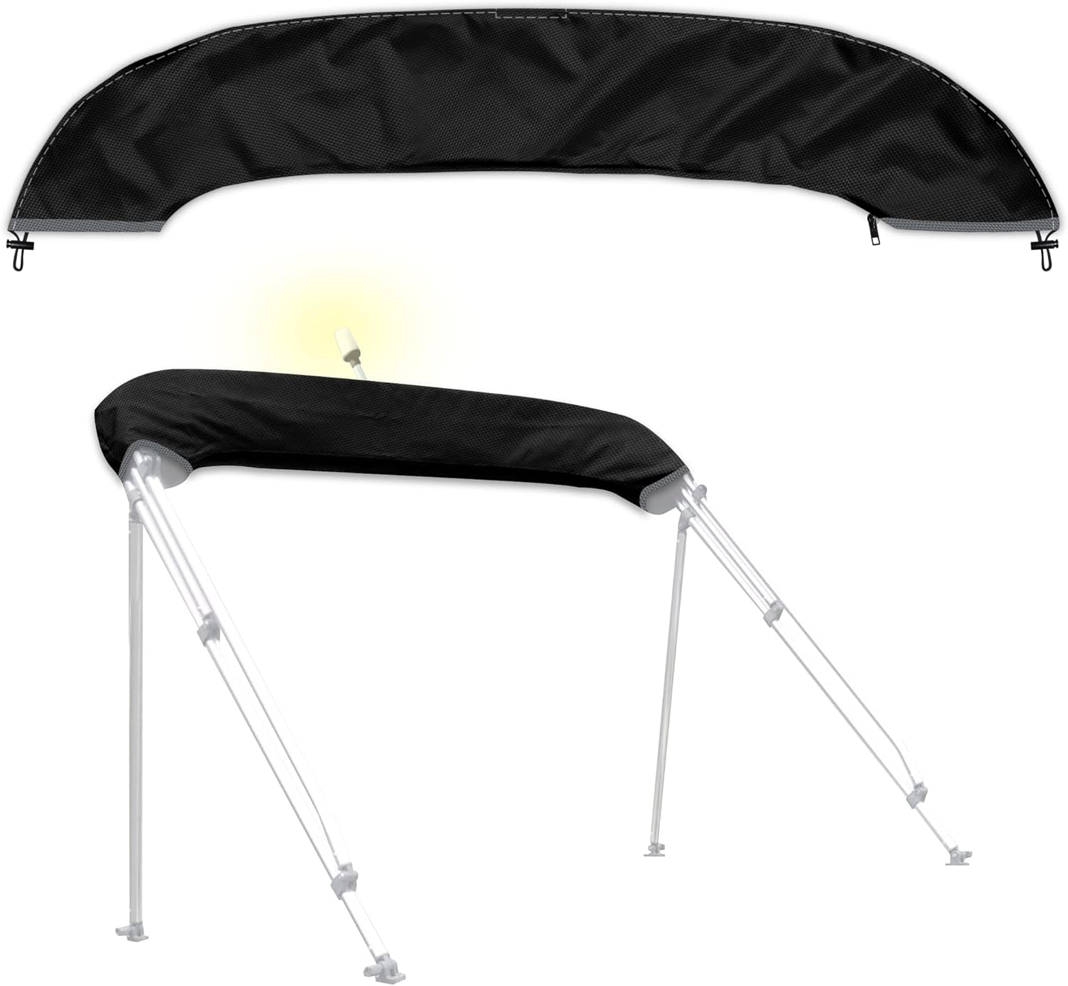 Kintaki Bimini Top Boot Cover black storage view