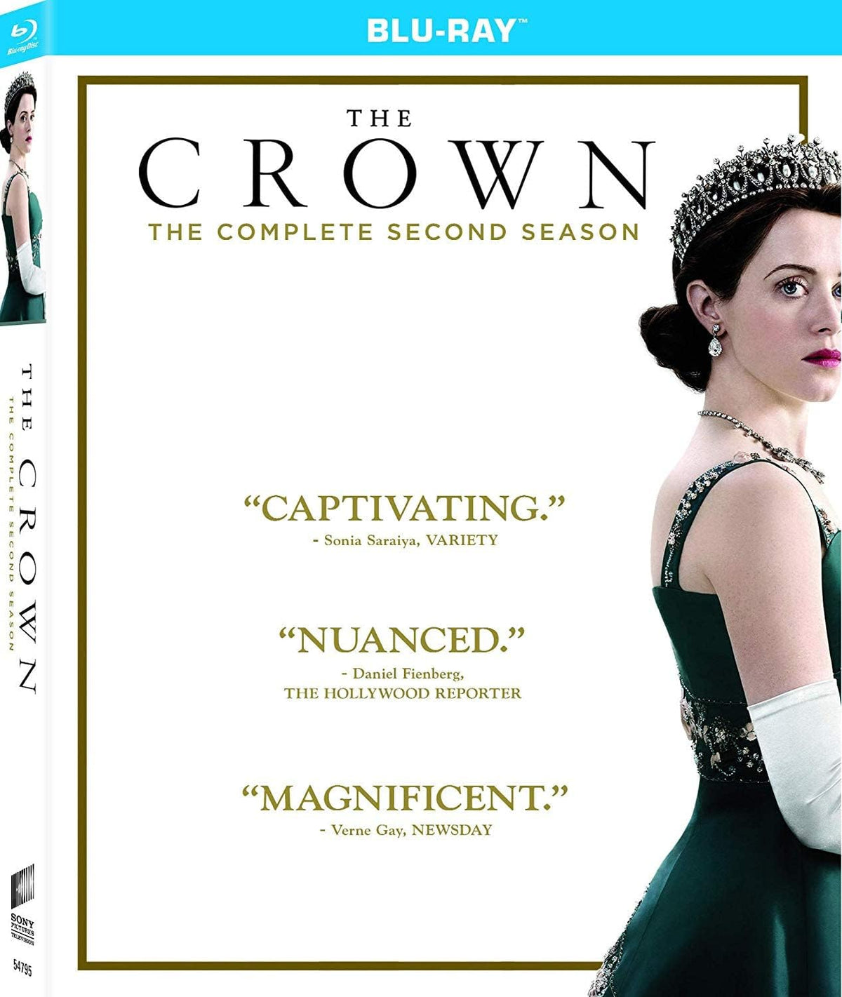Claire Foy The Crown Season 02 Blu Ray front view collector edition
