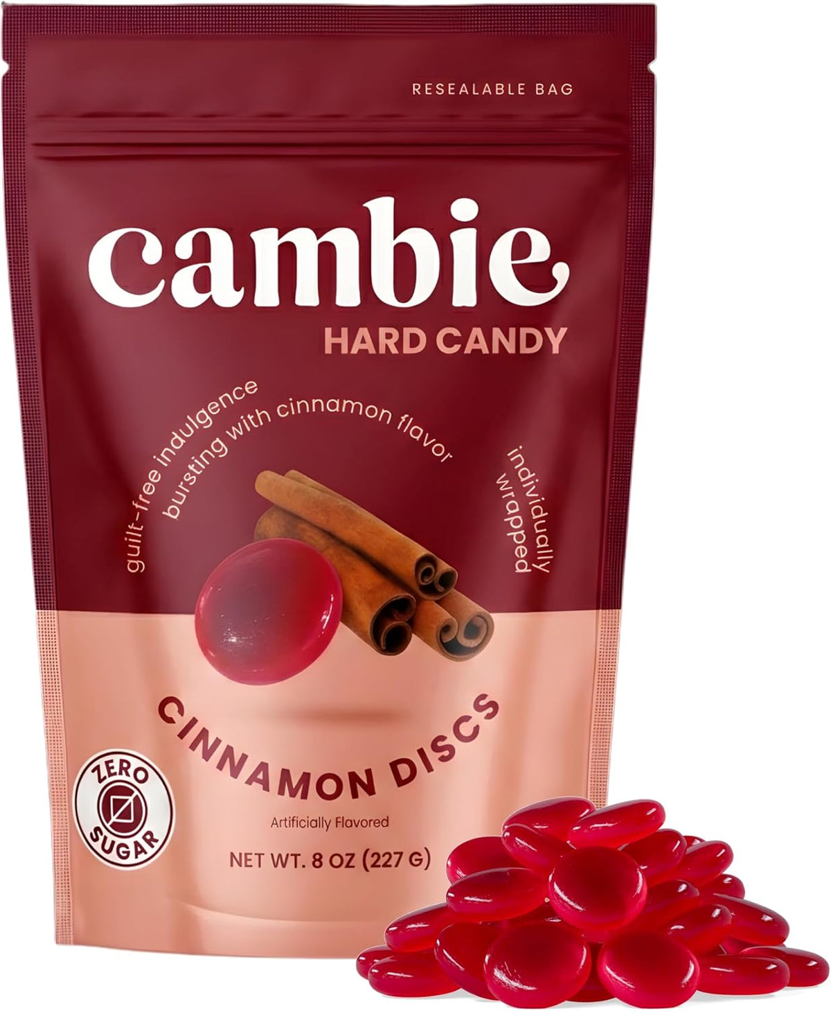 Keto friendly individually wrapped sugar free hard candy pieces