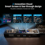 DockCase 10-in-1 USB Hub connected to dual monitors
