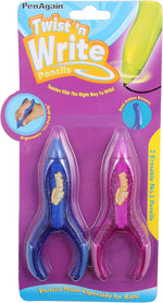 Assorted color translucent body of PenAgain ergonomic school pencils