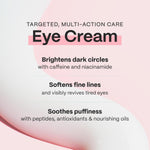 Mad Hippie Eye Cream bottle with skincare benefits highlighted