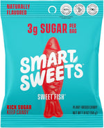 SmartSweets Variety Pack, Gluten Free Gummies, Plant Based Snacks for Adults & Kids, Chewy Candy, Low Sugar, Includes Sweet Fish, Sourmelon Bites, Peach Rings & Sour Blast Buddies, 50g Bags, 8 Pack - Image 11