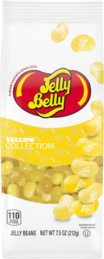 Jelly Belly authentic pink jelly beans on a decorated party table