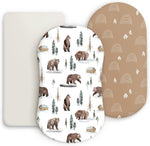 GRSSDER breathable Moses basket sheet pattern showcase