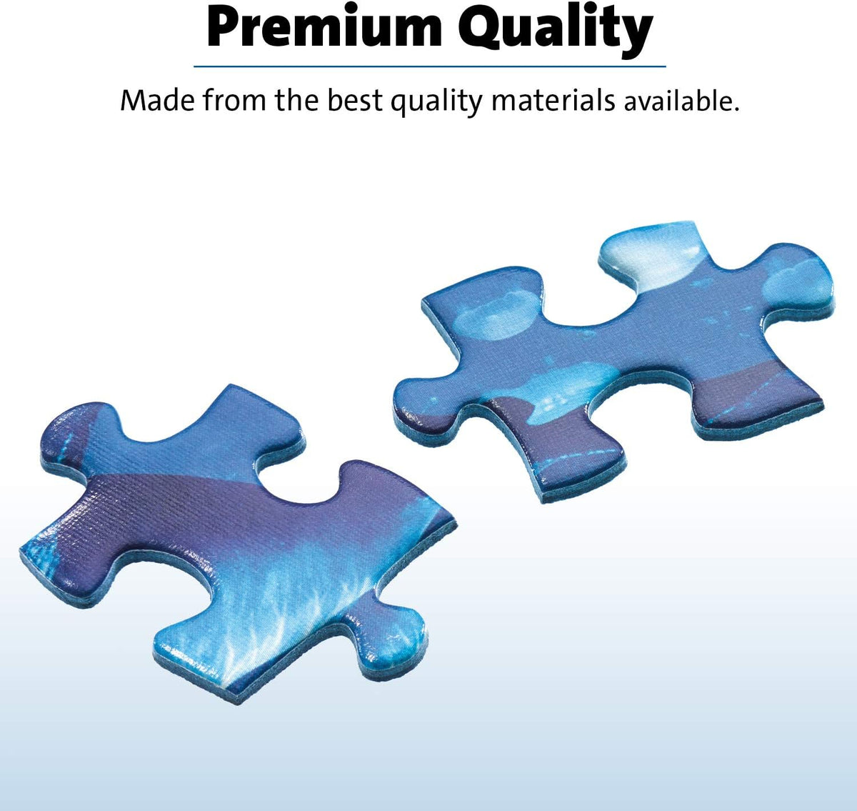 Ravensburger puzzle anti-glare linen finish texture