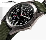 Infantry military watch angled perspective shot