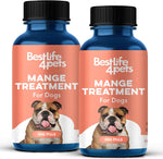 Dog Mange Support and Natural Dog Itching Relief for Canine Coat Issues & Puppy Mange, Soothes Dry Itchy Scaly Skin, Welts & Scabs - Helps Restore Fur Loss (Easy Use 400 Tiny Pills) - Image 10