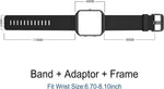 Simpeak sport band paired with Fitbit Blaze smartwatch