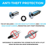 Automotive exterior accessory hardware package close up