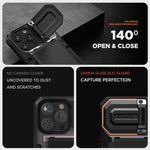 VRS Design Damda Glide DuoGuard iPhone 16 Pro Max case side profile showing buttons