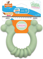 Nylabone Puppy Chew Sensory Material Soothing Ring Dog Chew Toy, Small | Chicken flavor, soothing teething toys for puppies, teething relief, freeze for extra comfort, up to 25 lbs - Image 12