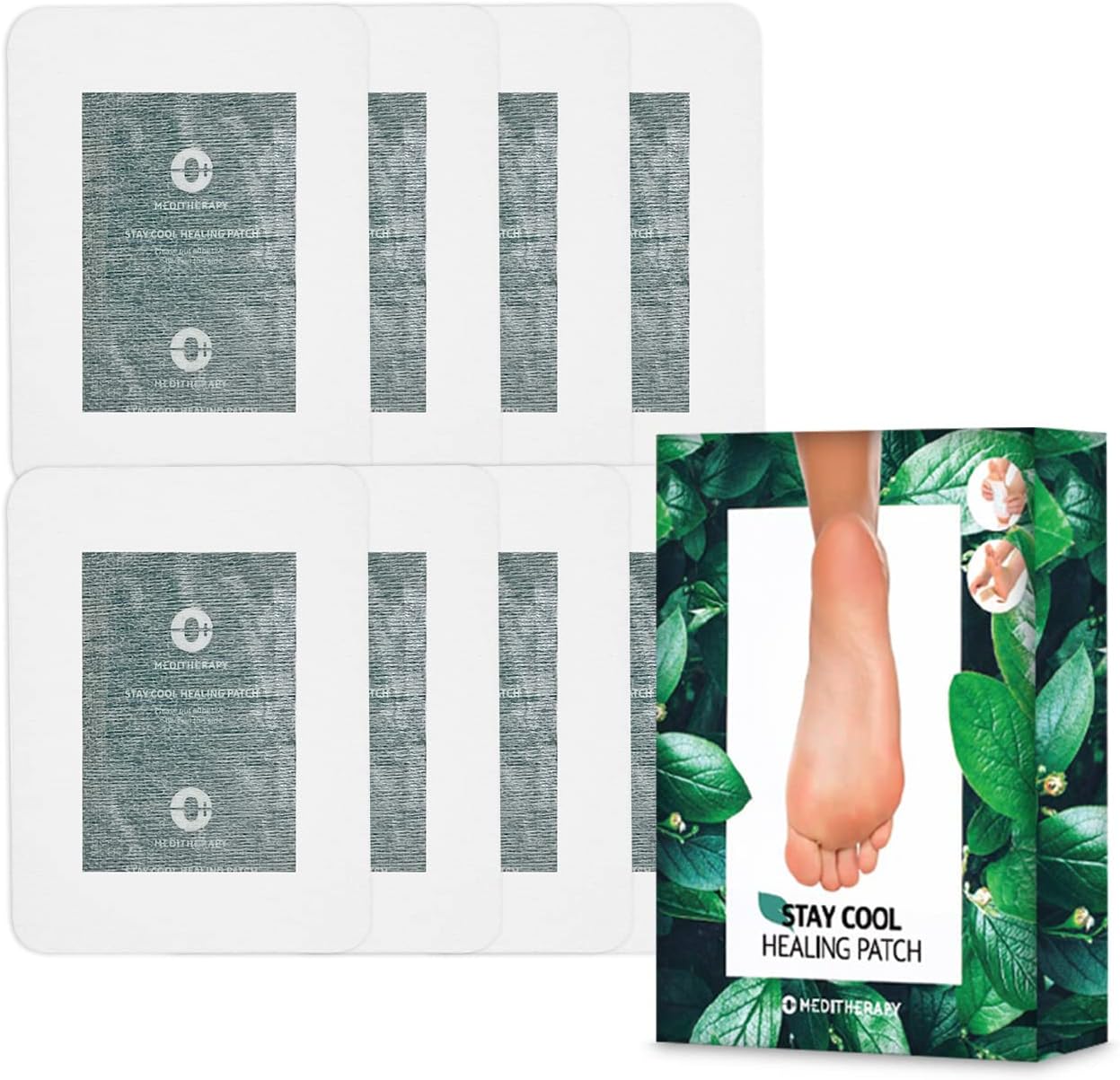 Meditherapy Stay Cool Healing Patch front view packaging