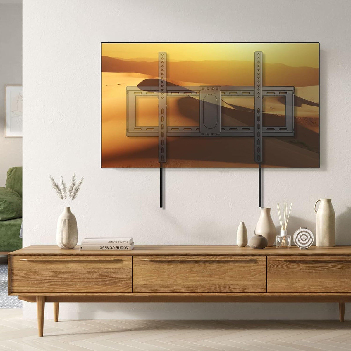 Xinlei universal TV mount dimension diagram and VESA compatibility