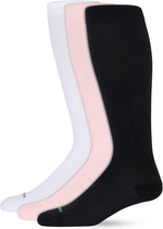 Nylon Knee High Socks - 15-20mmHg Graduated Compression Socks - Soft & Breathable Support Unisex Socks - Image 9