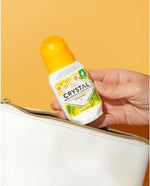 Crystal Essence vegan deodorant roll on applicator ball