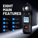 Mcbazel photometer displaying LCD screen backlight